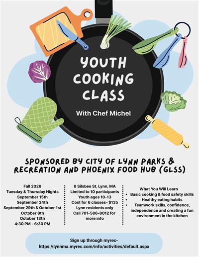 Cooking Class Flyer