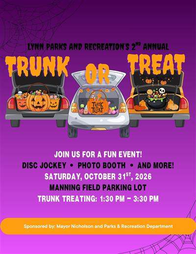 Trunk or treat flyer